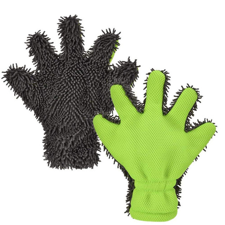 Five Finger Car Wash Handske Wash Mitt