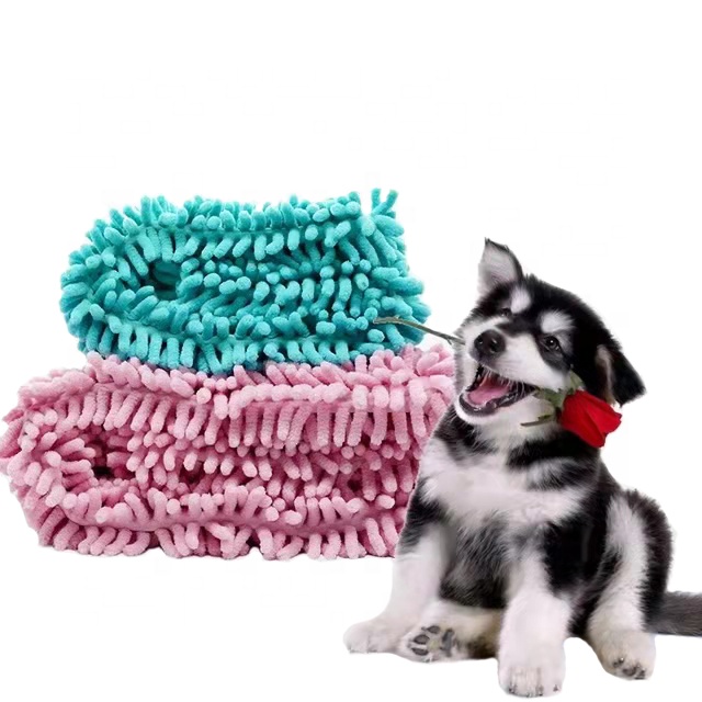 Microfiber Chenille hundehåndklæder til kæledyr